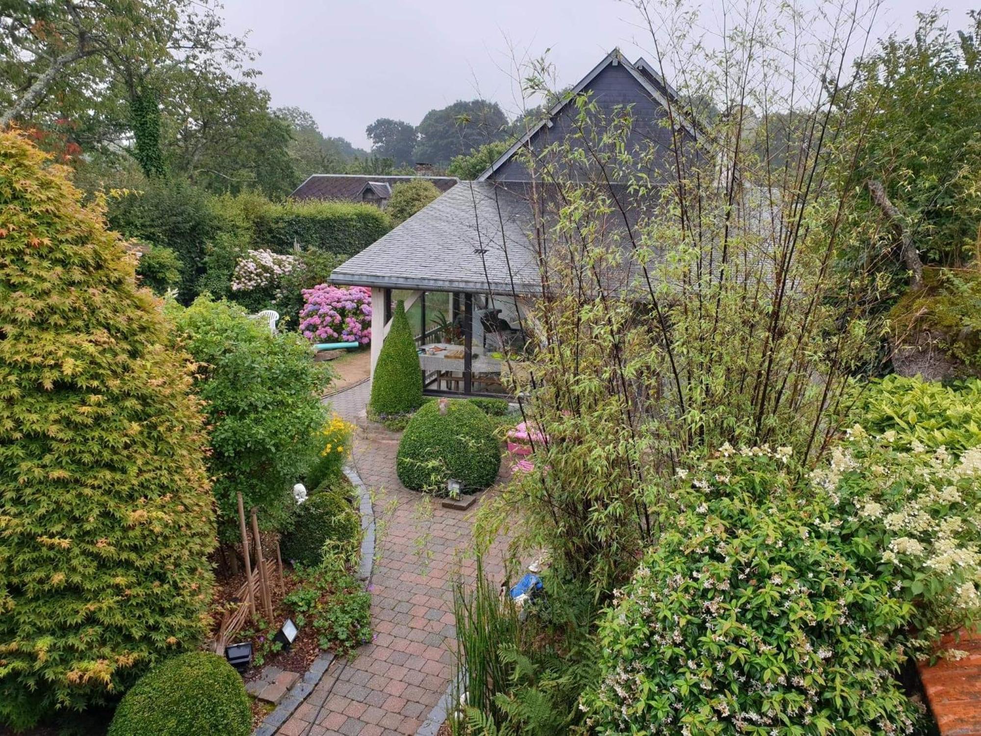 Hotel Au P'Tit Jardin Saint-Sylvestre-de-Cormeilles Esterno foto